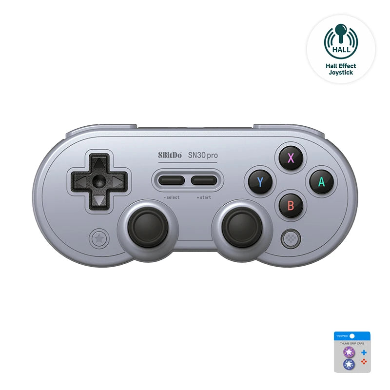 8Bitdo SN30 Pro Bluetooth Gamepad Controller with Hall Effect Joysticks, Multi-Platform
