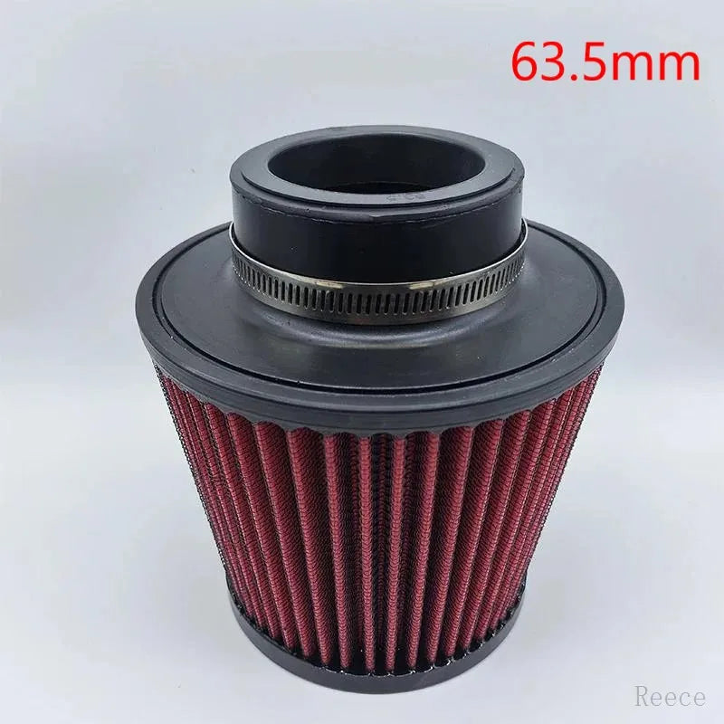 2.5 3 3.5 4 Inch Car Intake Air Filter for K＆N 14084-2 Universal High Flow Cone 102 89 76 70 63.5 60mm KN Tapered Mushroom Head