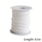 50 PCS 6-20cm Candle Wicks Smokeless Wax Pure Cotton Core for DIY Candle Making Pre-Waxed Wicks Party Supplies Home Decoration