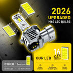AUXITO 9005/HB3 LED headlight bulbs kit, 2pcs, 12V white, Canbus 70W 30000lm