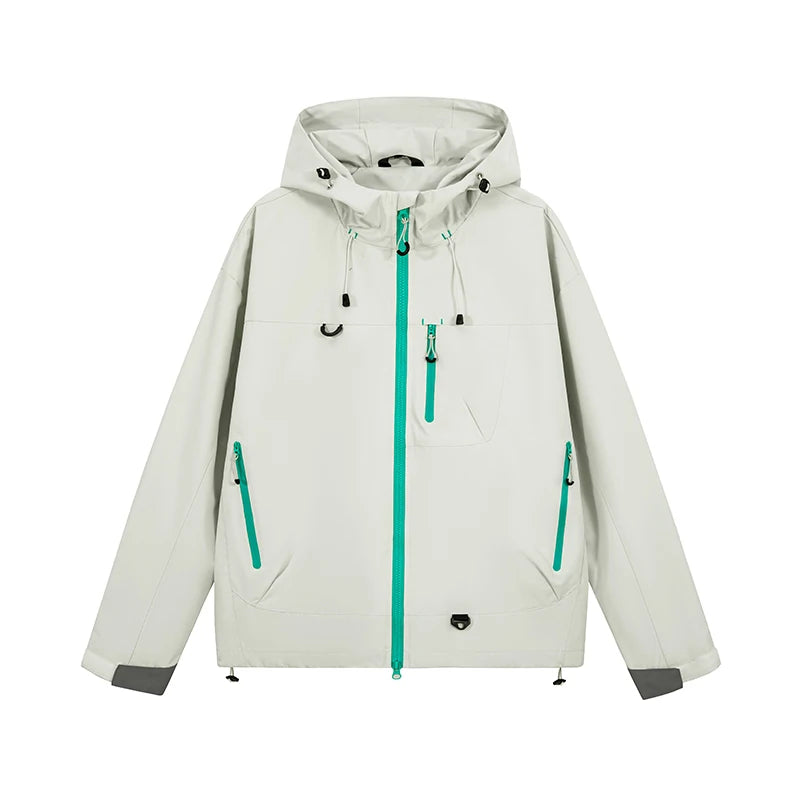Unisex Hiking Jacket Waterproof Autumn Windbreaker Ourdoor Hooded Coats Women New Jacket Men Fishing Camping Climbing Coats