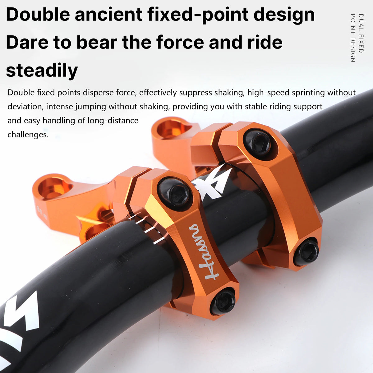 HASSNS MTB Stem DH-Specific Dual Shoulder Stem 31.8mm Bike Power DH/AM/FR Power Downhill Bicycle Rod Handlebar Table Cycling