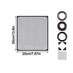 Durable Magnetic Fish Tank Lid Cover DIY Easy Installation Aquarium Anti-jump Net Turtle Tank Net Aquarium