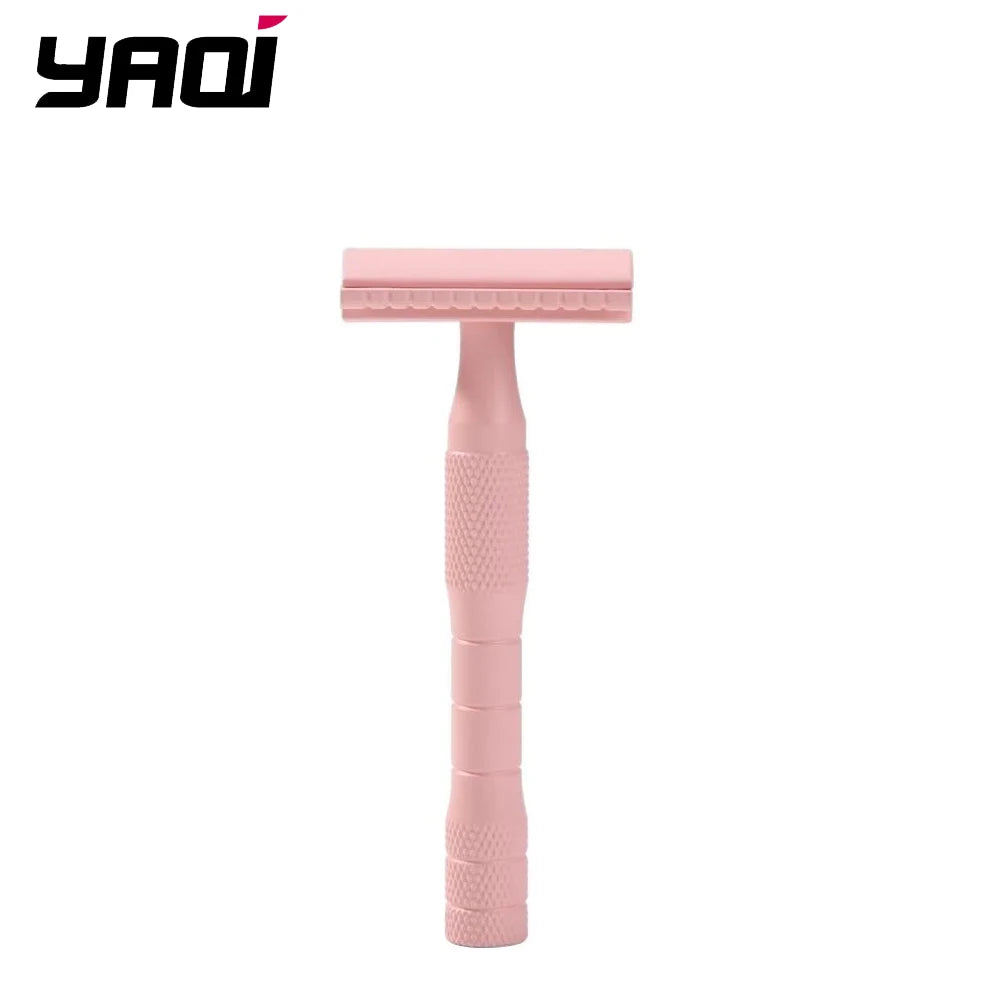 YAQI Pink Color Lady Safety Razor for Mens