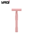 YAQI Pink Color Lady Safety Razor for Mens