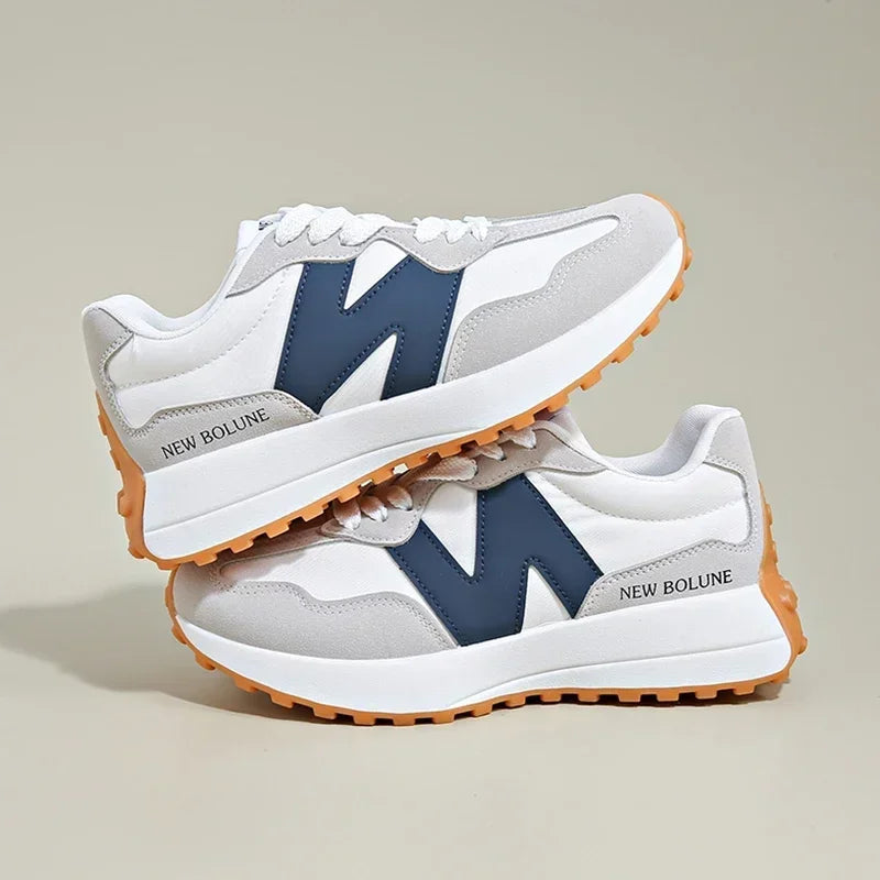 High Quality Unisex Run Shoes Fashion Breathable Outdoor Sneakers Thick Soled Lace Up Comfort Classic Casual Shoes Men and Women