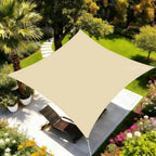 Waterproof Sun Shade Sail UV Block Canopy for Patio Garden Backyard Outdoor with D-Rings