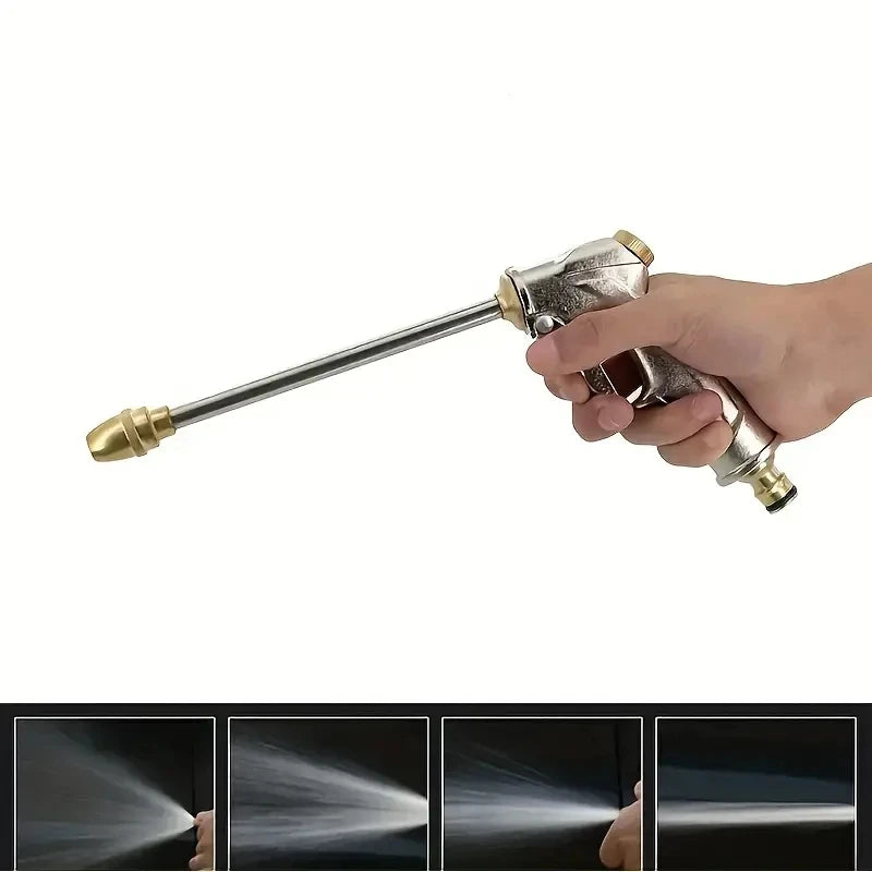Portable High-pressure Water Gun Adjustable Metal Cleaning Car Wash Machine Garden Watering Hose Nozzle Sprinkler Foam Water Gun