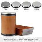 2025 Rolling Knife Sharpener Kit For Straight Edge Roller Knife Sharpening With Industry Diamonds Chef Knife Set Fast Delivery