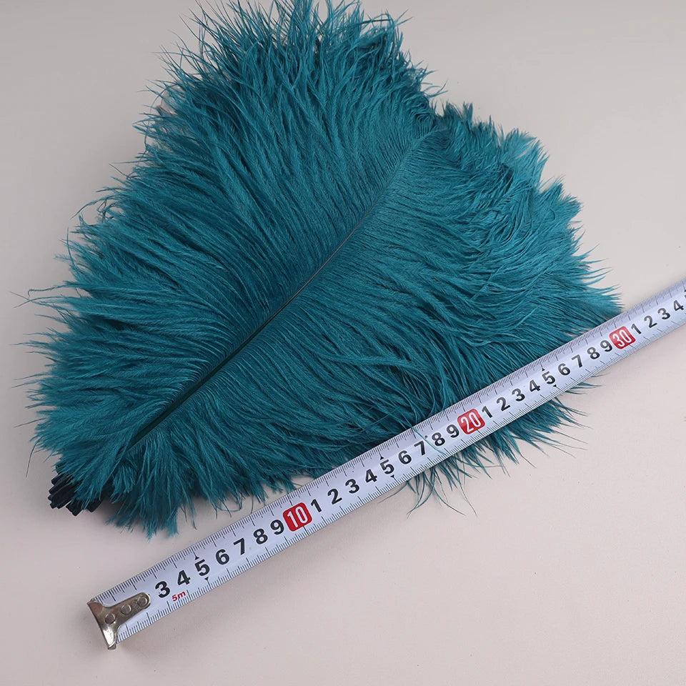 10Pcs 30-35cm Ostrich Feathers for Crafts Wedding Decoration 12-14" Handicraft Accessories Table Centerpieces Carnival Plumas