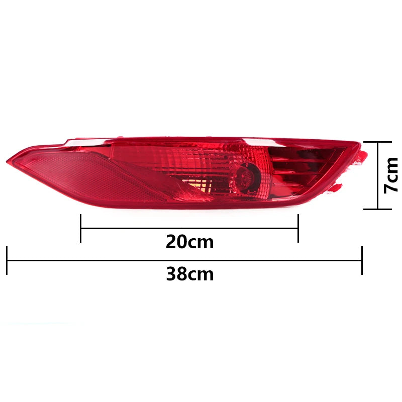 Rear Bumper Reflector For Hyundai Tucson TL 2015 2016 2017 2018 Stop Brake Light Taillight Fog Warning Lamp Lens Car Accessories