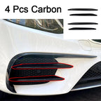 Car Front Bumper Splitter Spoiler For Mercedes Benz E Class W213 2016-2020 Spoiler Fog Light Trim AMG Wind Knife Car Accessories
