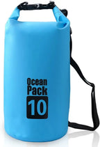 Waterproof Dry Bag Backpack PVC Storage Sack for Kayak Swimming 2L-30L Black/Blue/Orange/Yellow