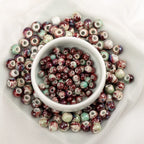 6# 8# 100pcs China Ceramic Colorful Beads Bandmade Procelain Bead For Jewelry Making #A507C