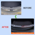 For Tesla New Model 3 Highland 2026-2024 Trunk Threshold Strip TPE Mats Sill Guard Rear Cargo Anti Scratch Protector Accessories
