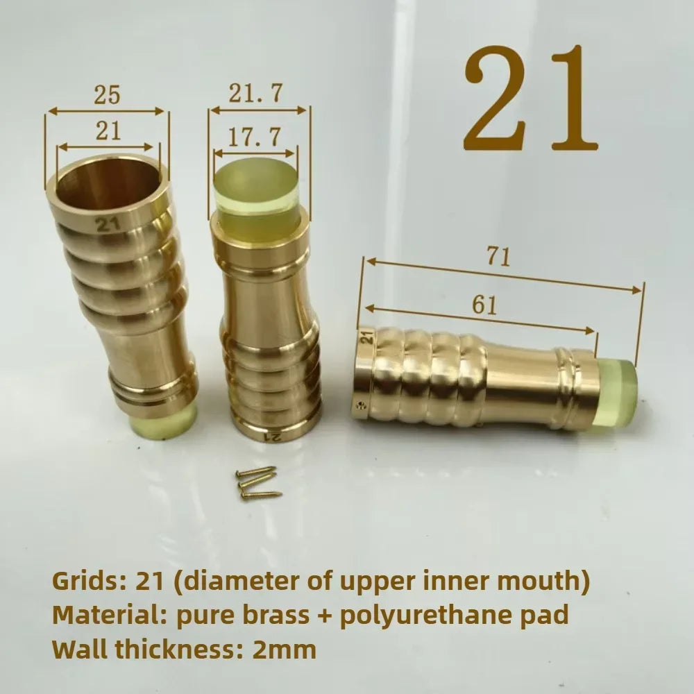 1PCS Brass Cane Crutch Tip with Anti-Skid 12mm-26mm for Hiking Pole Chair Leg Feet Replacement
