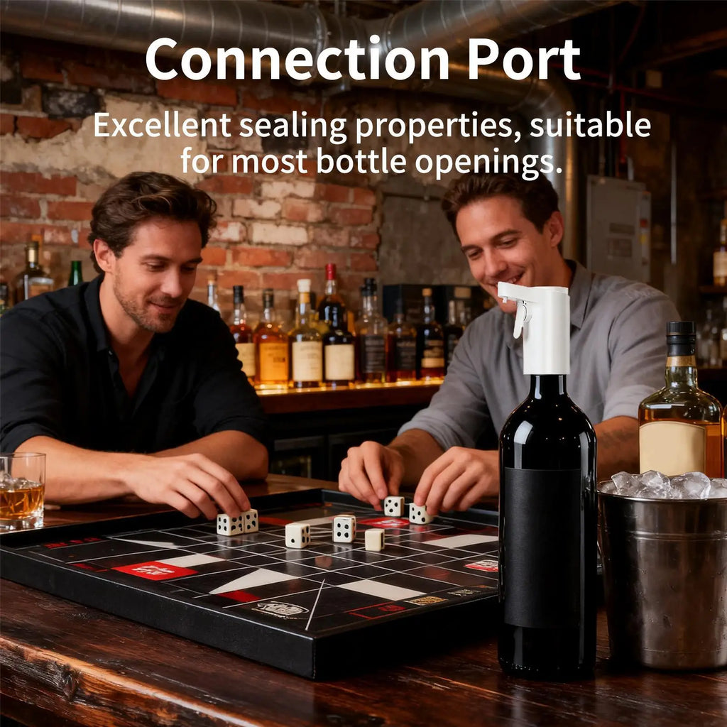 Automatic Wine Dispenser Smart Sensor Wine Pump 4 Modes Touch Screen Digital for Red Wine Whiskey Liquor Electric Decanter