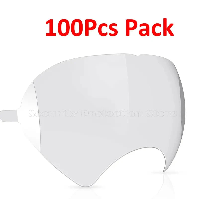 Peel-Off Lens Cover for 3M 6000/6700/6800/6900/6885 Respirator Mask, 5-100pcs