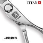 Titan professional hairdresser cut thinning scissors for barber salon tools scissors kit new