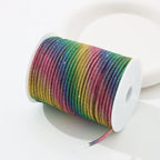 50yards 4mm Crystal Rhinestone Cord Trim Glass Diamond Rope DIY Sewing For Clothes Shoes Bags Wedding Dress Costume Decoration