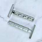 Kampfe CNC processing stainless steel safety polished  shaver Men's razor gifts women hair Manual double-edgedremoval