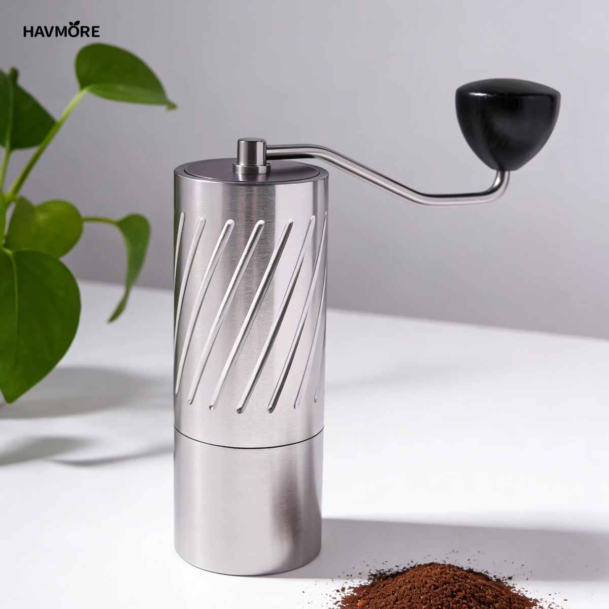 NEW High Quality Portable 420 Stainless Steel 7-Star Conical Burr Manual Hand Coffee Grinder