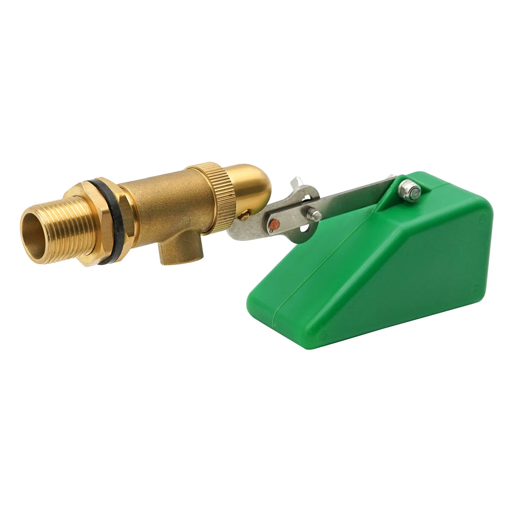1/2 Inch Brass Valve with Plastic Float Copper Water Float Valve Adjustable Arm Automatic Fill Water Tank Water Level Control