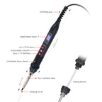 JCD 750W Micro Heat Gun Rework Soldering Air Station LCD Digital Hair Dryer 220V 110V For BGA SMD Hot Air Soldering Tools 8208