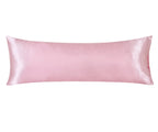 Body Satin Pillow Cover with Envelope Closure,Long Pillow Cases,Soft and Breathable Body Pillowcase,Gift for Sleepers,20x54 Inch