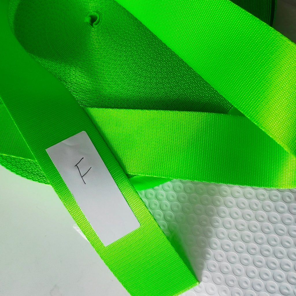 joormom 3M-30M  EU-Standard Fluorescent Green (F) Racing Car Seat Belt Webbing Personalized Modification Car Accessories