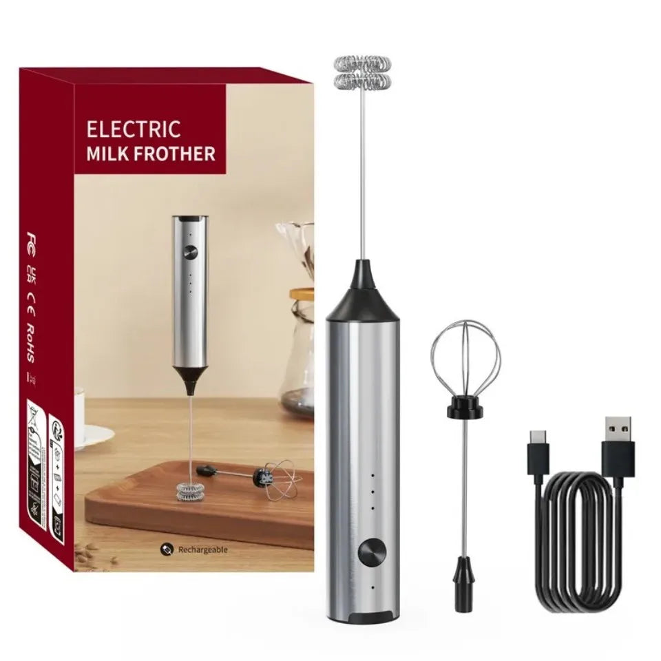 Wireless Electric Mini Milk Frother Coffee Whisk Portable Egg Beater Blender Kitchen Cooking Stirrer Cappuccino Coffee Maker