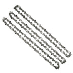 Chainsaw Blades 3 Pieces Saw Chains Semi Chisel for 3/8" Pitch 1.3mm Gauge 44 45 50 52 55 56 57 59 Drive Links Are Available