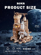 Robotime Rokr 3D Wooden Puzzle Space Shuttle Model Kits For Adults To Build STEM Toy Gift LKA02