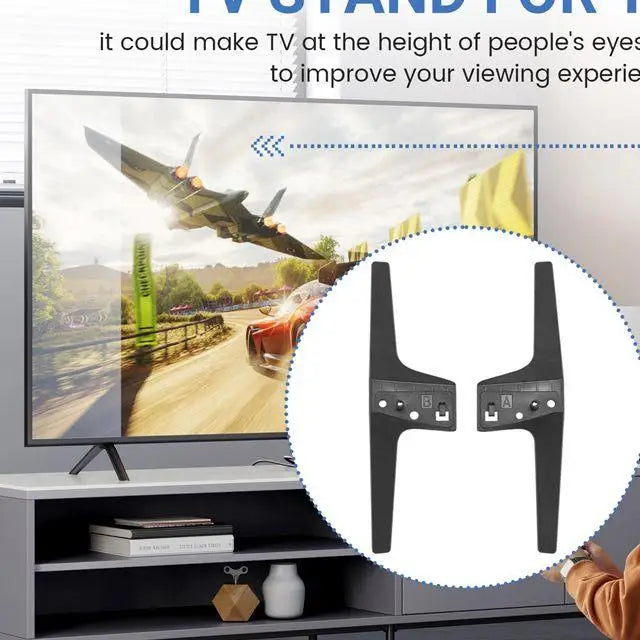 TV Stand for LG TV Legs Replacement TV Stand Legs for LG 49 50 55Inch TV 50UM7300AUE 50UK6300BUB 50UK6500AUA with Screw