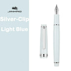JINHAO 82 Fountain Pen Spin Silver Clip EF F M Nib Business Office School Supplies Ink Pens Korean Stationery Pens for Writing