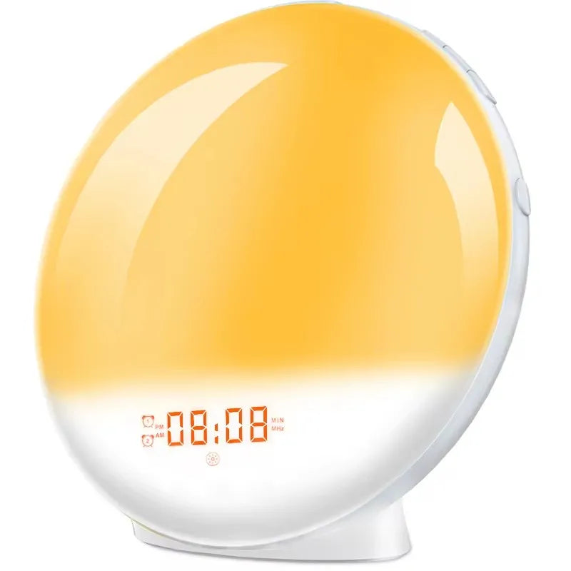 Sunrise Alarm Clock Wake Up Light with Sunrise/Sunset Simulation, FM Radio, Night Light