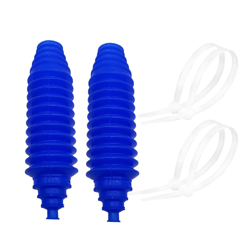 Universal Silicone Rack And Pinion Steering Boot Pinion Boot Gaiter Kit Black Blue
