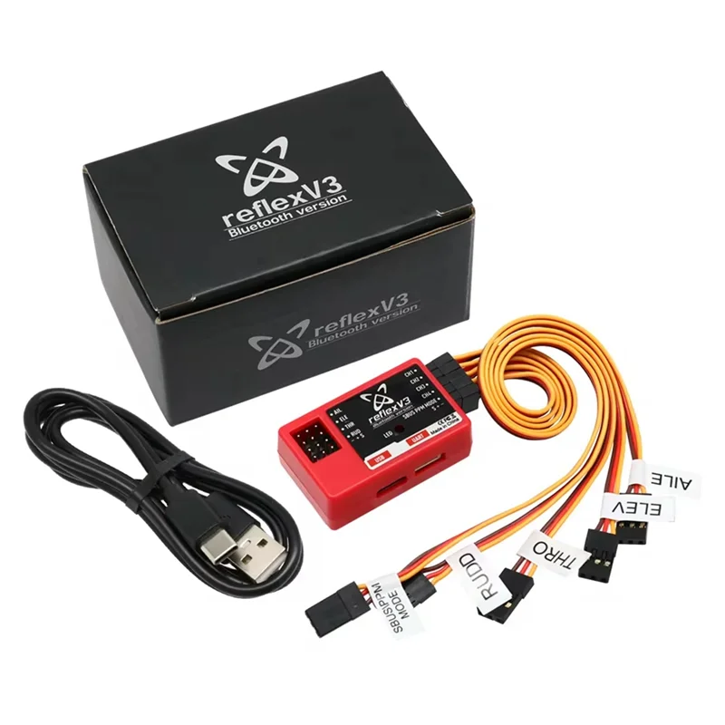 ABZZ-For FMS Reflex V3 Flight Controller Gyro Stabilizer RC Aircraft FMS Warbird Fixed Gyro Functionality Drone Helicopter