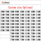 Universal Glossy Carbon Fiber Car Muffler Tip Exhaust System Pipe Mufflers Nozzle Straight stainless steel Black
