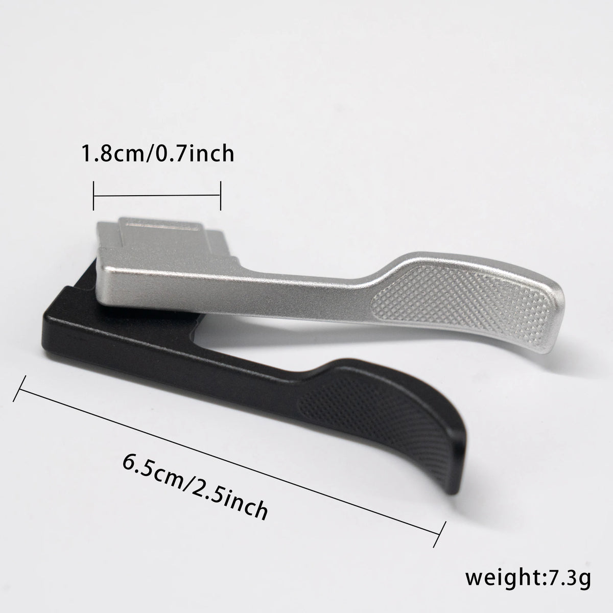 Aluminum Metal Hot Shoe Thumb-Up Hotshoe Thumb Up Grip for Sony A7C2 A7CR A7C Camera Hand Grip