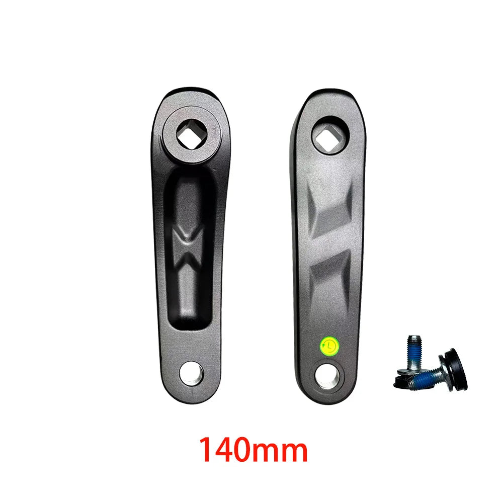E-Bike Crank Arm Set Alloy Square Taper Hole Exercise Bike Dynamic Crankset 114/127/135/140/152/160/165/170/175 Bicycle Parts