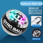 Self-Starting Wrist Ball-Lightweight Portable Silent Stress Relief Tool for Daily Use Non-Slip Hand Trainer for Office/Gym/Home