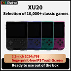 Coopreme XU20 V32 64-bit Android Game Console Multi-touch Aurora Launcher 3.2 Inch IPS Display Handheld Gaming Device