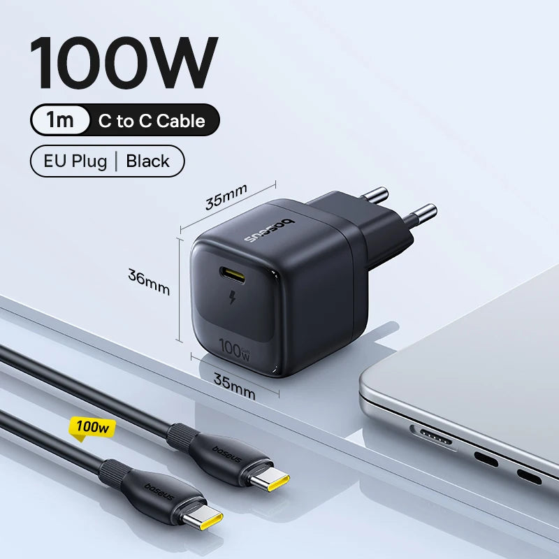 EU Black 1m Cable / China Mainland