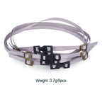 5Pcs Luggage Rope Roof Rack Tie Down Straps Buckle Decorate Strap for 1/8 1/10 1/18 1/24 RC Crawler SCX10 TRX4 TRX6 YK4102 RGT
