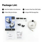 Linsoul Kiwi Ears Belle 10mm DLC Dynamic Driver IEM Hifi Earphones with Precision Meets Exciting Sound Signature