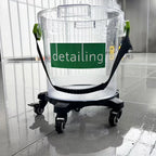 Fold Rolling Bucket Dolly Easy To Use Car Wash Bucket Dolly Car Accessories Swivel Rolling Bucket Dolly with Wheel Accessories