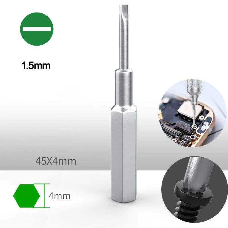 LAOA Old A S2 Alloy Steel Screwdriver Head 4mm Screwdriver Head