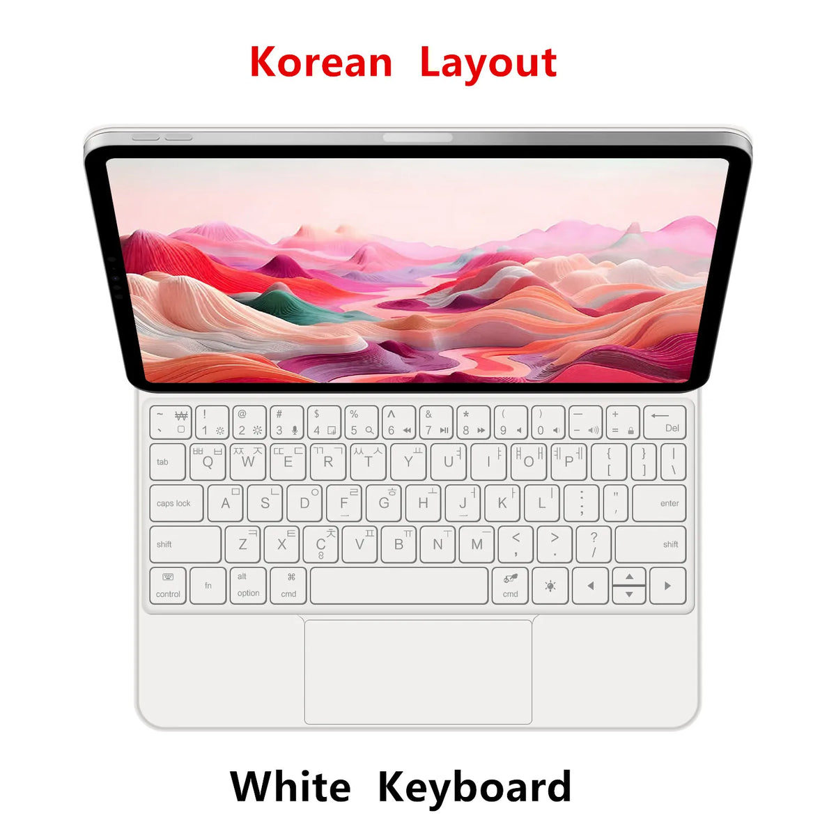 Magic TouchPad Keyboard for iPad (A16) 2025 11" Case iPad A16 11th 10th Generation A3354 A3355 A3356 A2696 Smart Cover Backlit