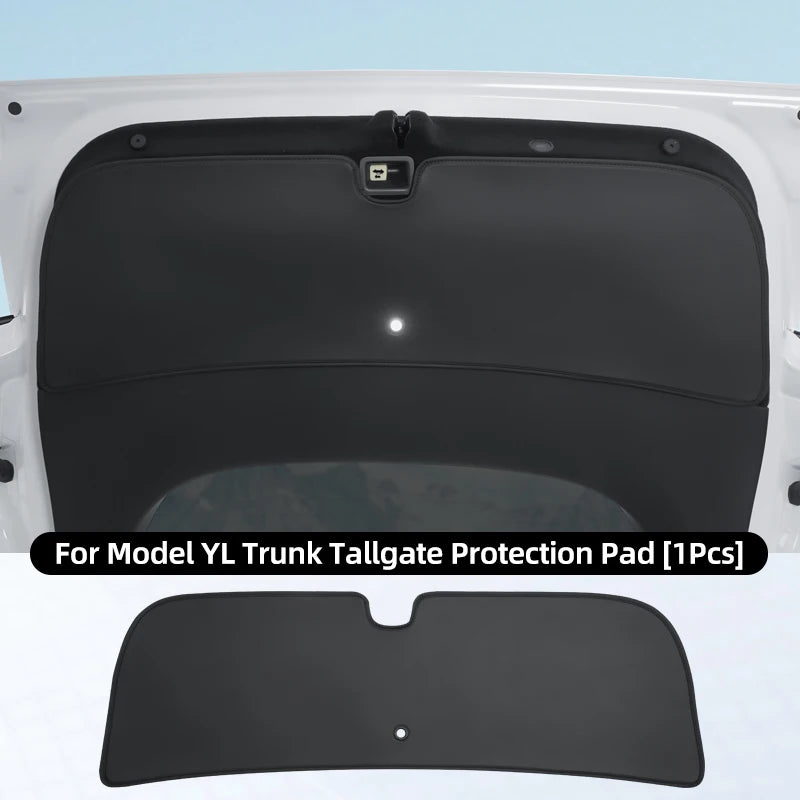 For Tesla Model Y Juniper Model 3 Highland Trunk Tailgate Protection Pad Rear Trunk Door Leather Anti Fouling Protection Pad